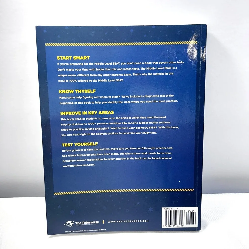 Middle Level SSAT: 1000+ Practice Questions‎ Paperback The Tutorve